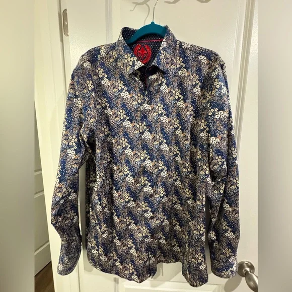 Au Noir Luxury Long Sleeve Stretch Shirt - Picture 2 of 12